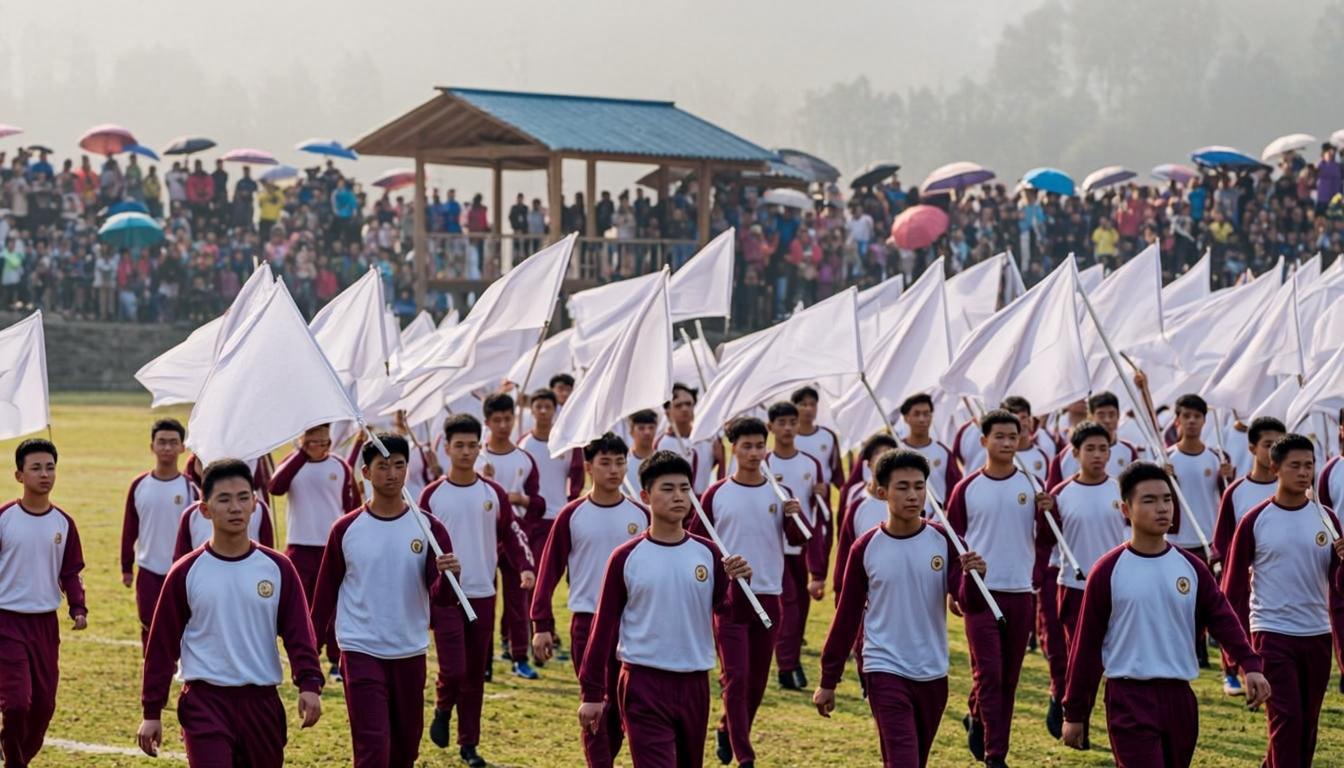 ক্রীড়া সপ্তাহের উদ্বোধনী কুচকাওয়াজ